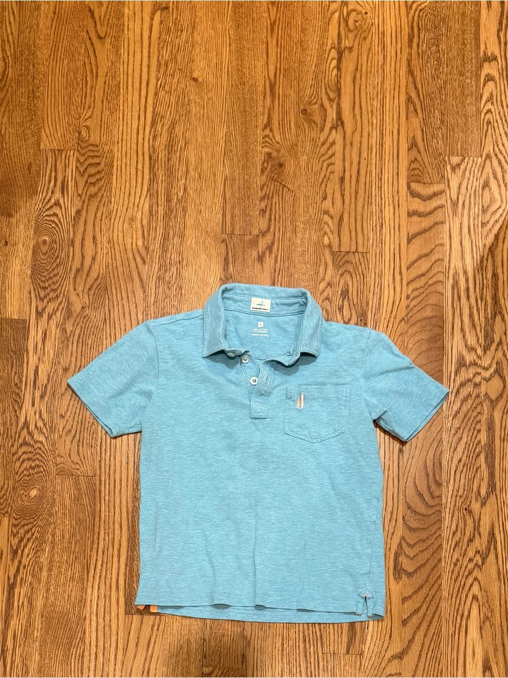 johnnie-O Toddler Light Blue Short-Sleeve Polo